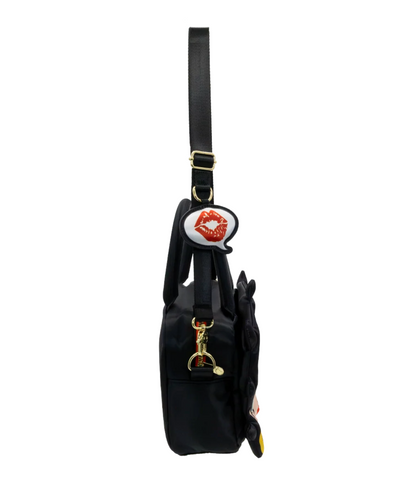 Betty Boop Head Crossbody Bag