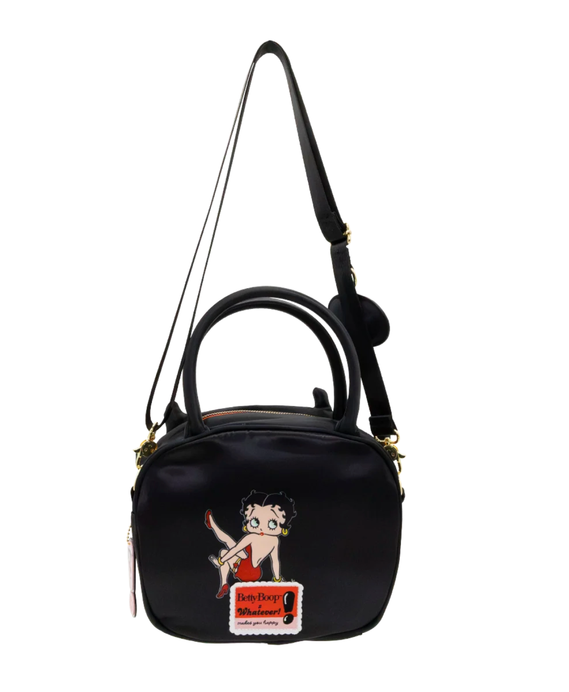 Betty Boop Head Crossbody Bag