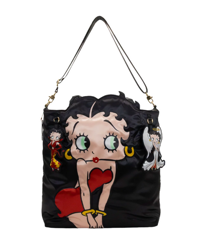 Betty Boop Naughty Vs. Nice Oversized Tote Bag