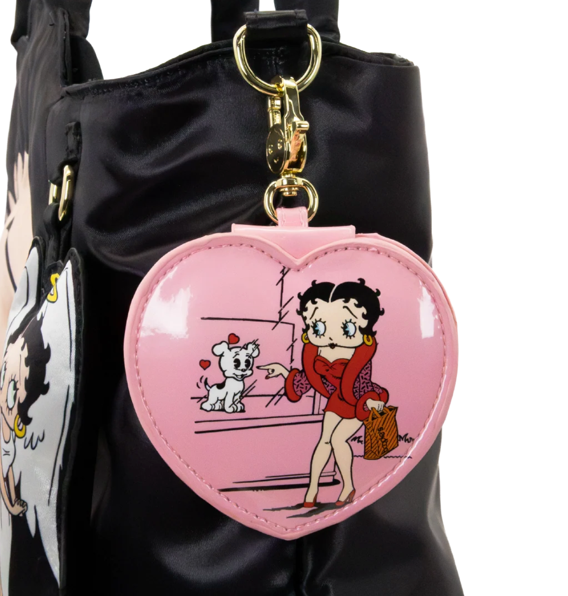 Betty Boop Mystery Box Heart Compact Mirror Bag Charms