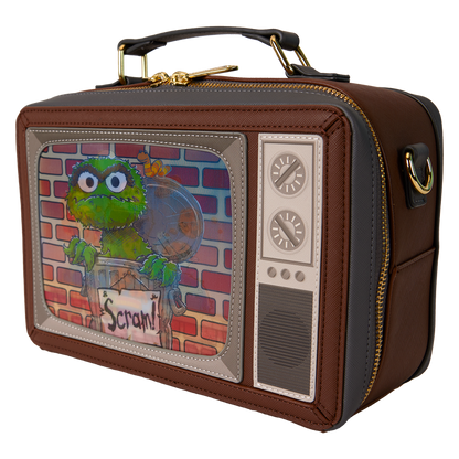 Sesame Street Lenticular Retro TV Triple Lenticular Crossbody Bag