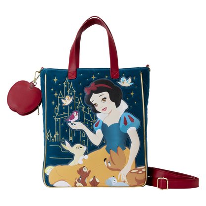 Snow White Heritage Quilted Velvet Tote Bag