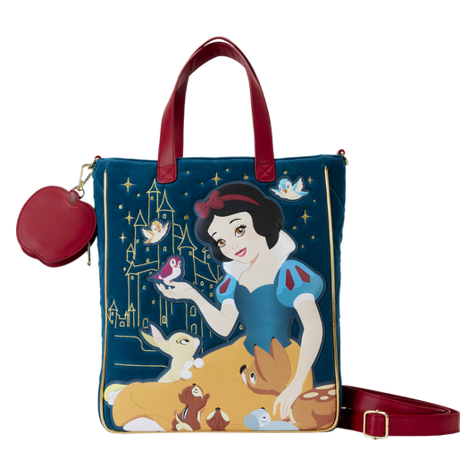 Snow White Heritage Quilted Velvet Tote Bag