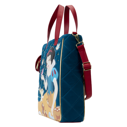 Snow White Heritage Quilted Velvet Tote Bag