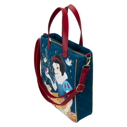 Snow White Heritage Quilted Velvet Tote Bag
