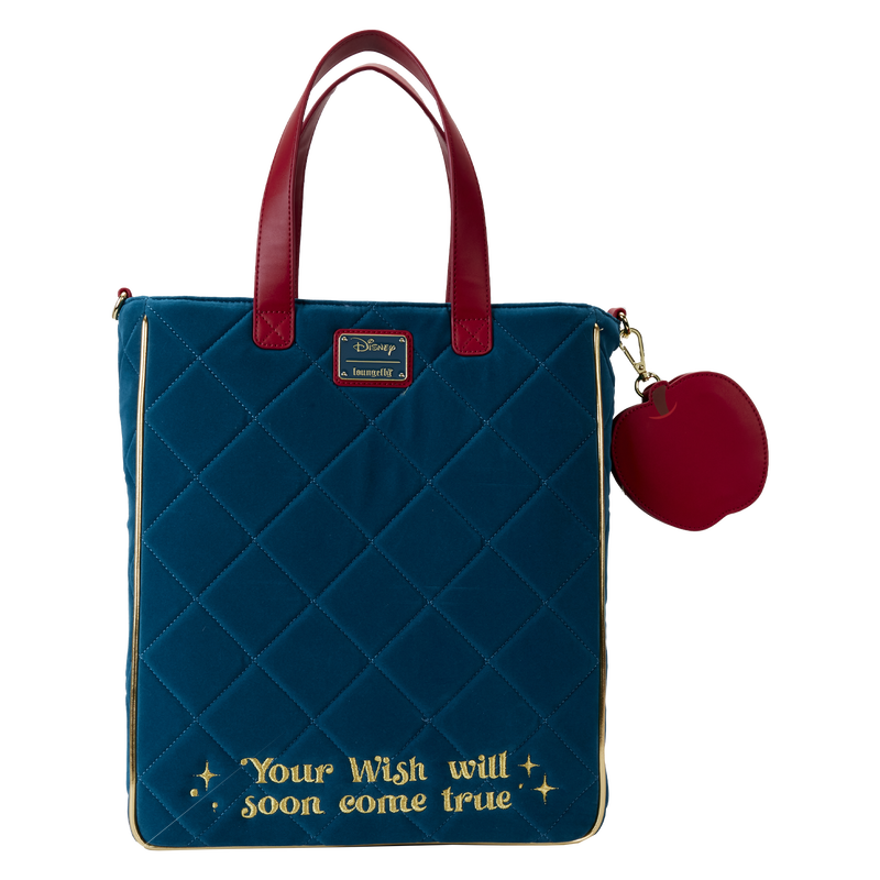Snow White Heritage Quilted Velvet Tote Bag
