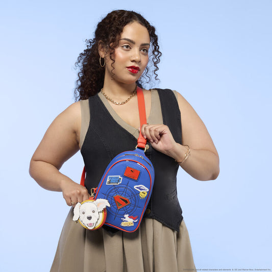 Supergirl Krypto Sling Crossbody Bag with Coin Bag