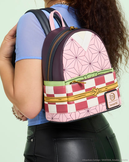 Demon Slayer Nezuko Kamado Cosplay Mini Backpack