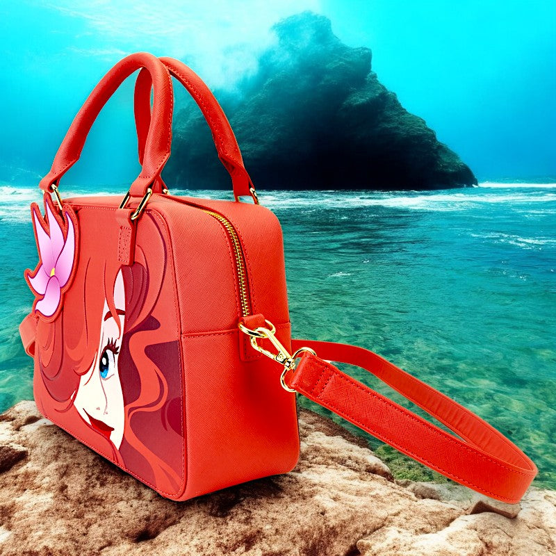 The Little Mermaid 35th Anniversary Ariel Face Crossbody Bag