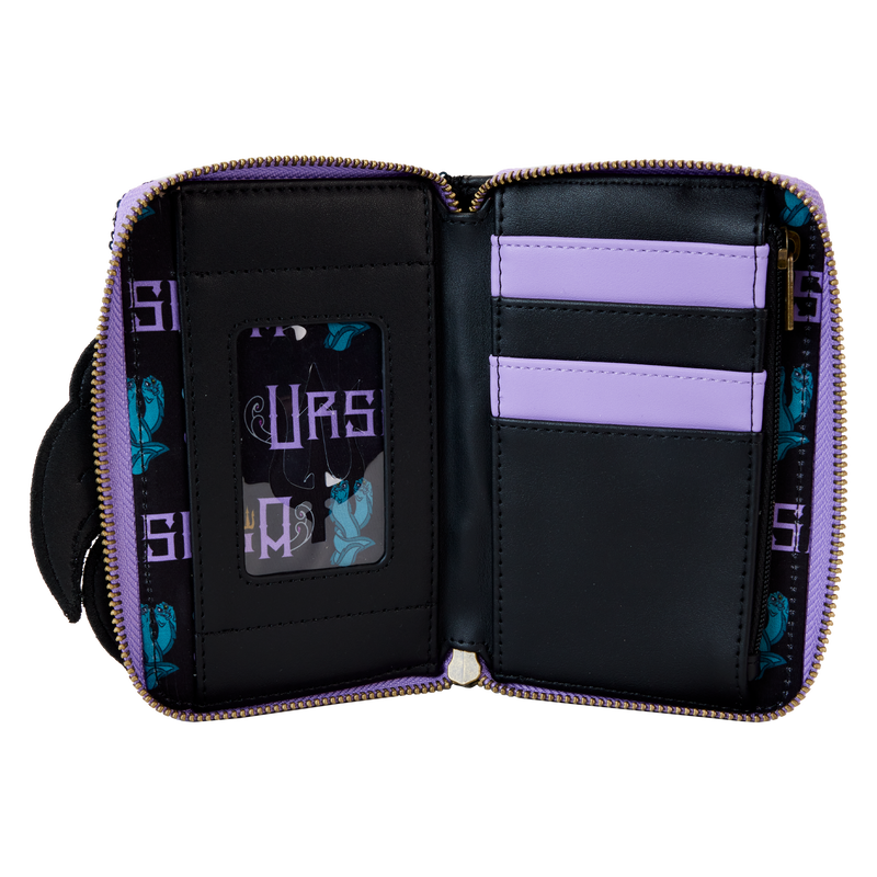 Ursula Sequin Cosplay Zip Around Wallet