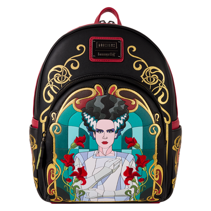 Universal Monsters The Bride Of Frankenstein Stained Glass Mini Backpack