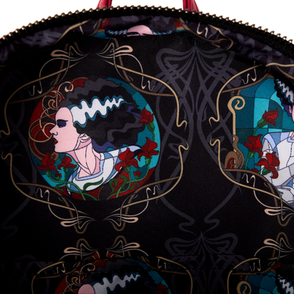 Universal Monsters The Bride Of Frankenstein Stained Glass Mini Backpack
