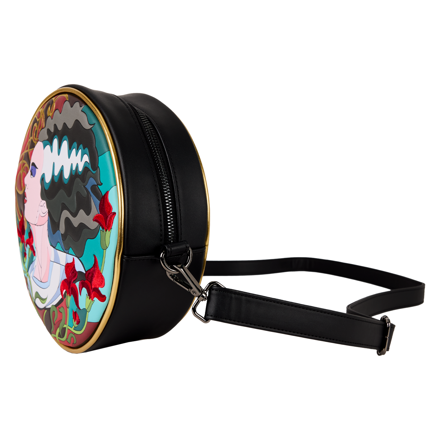 Universal Monsters The Bride Of Frankenstein Stained Glass Crossbody Bag
