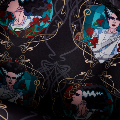 Universal Monsters The Bride Of Frankenstein Stained Glass Crossbody Bag