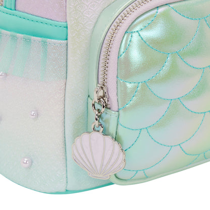 The Little Mermaid Iridescent Pearl Mini Backpack