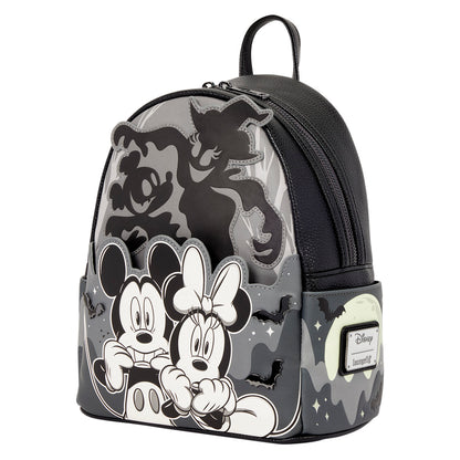 Mickey & Minnie Ghost Light-Up Glow Mini Backpack