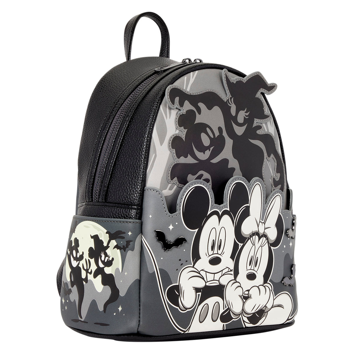 Mickey & Minnie Ghost Light-Up Glow Mini Backpack