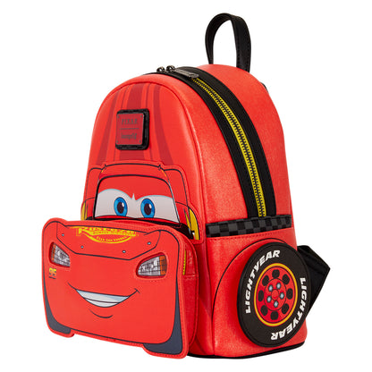 Disney Pixar Cars 20th Anniversary Lightning McQueen Shimmer Light-Up Mini Backpack