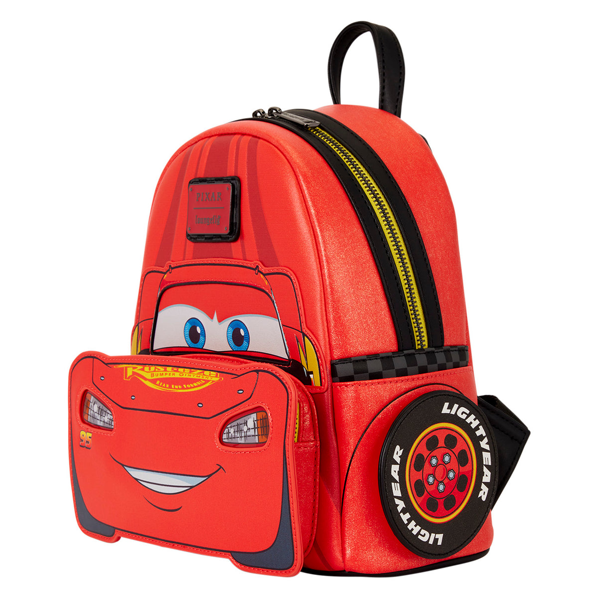 Disney Pixar Cars 20th Anniversary Lightning McQueen Shimmer Light-Up Mini Backpack