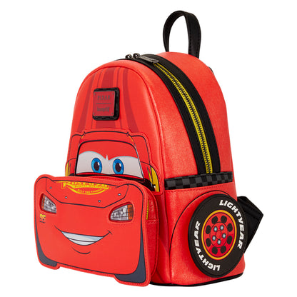 Disney Pixar Cars 20th Anniversary Lightning McQueen Shimmer Light-Up Mini Backpack