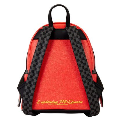 Disney Pixar Cars 20th Anniversary Lightning McQueen Shimmer Light-Up Mini Backpack