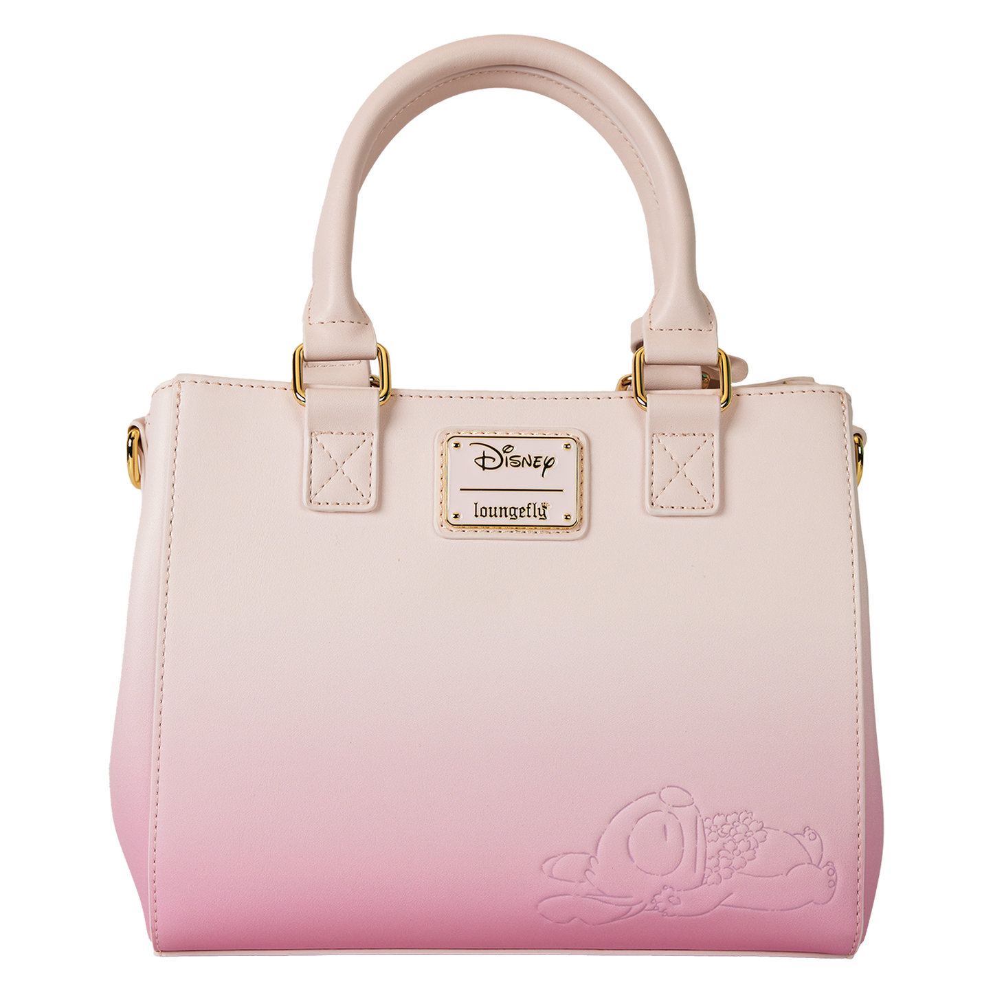 Stitch and Angel Cherry Blossom Heart Crossbody