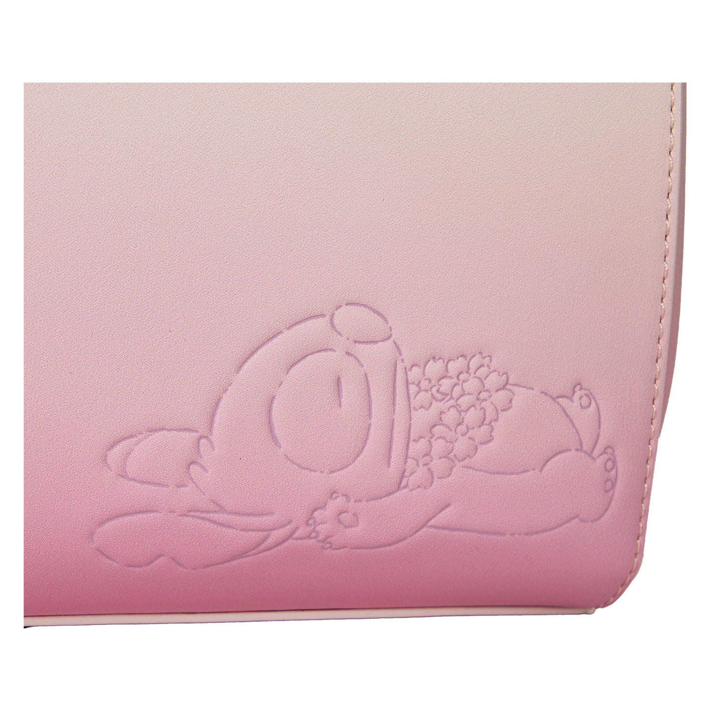 Stitch and Angel Cherry Blossom Heart Crossbody