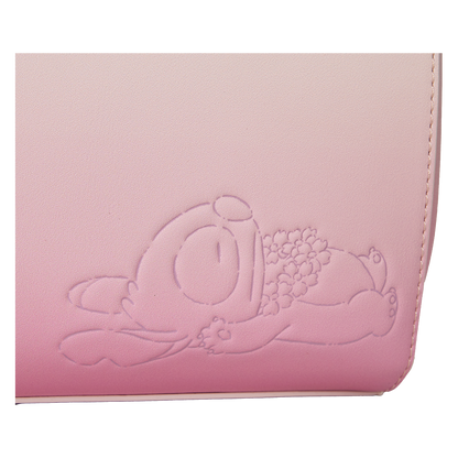Stitch and Angel Cherry Blossom Heart Crossbody