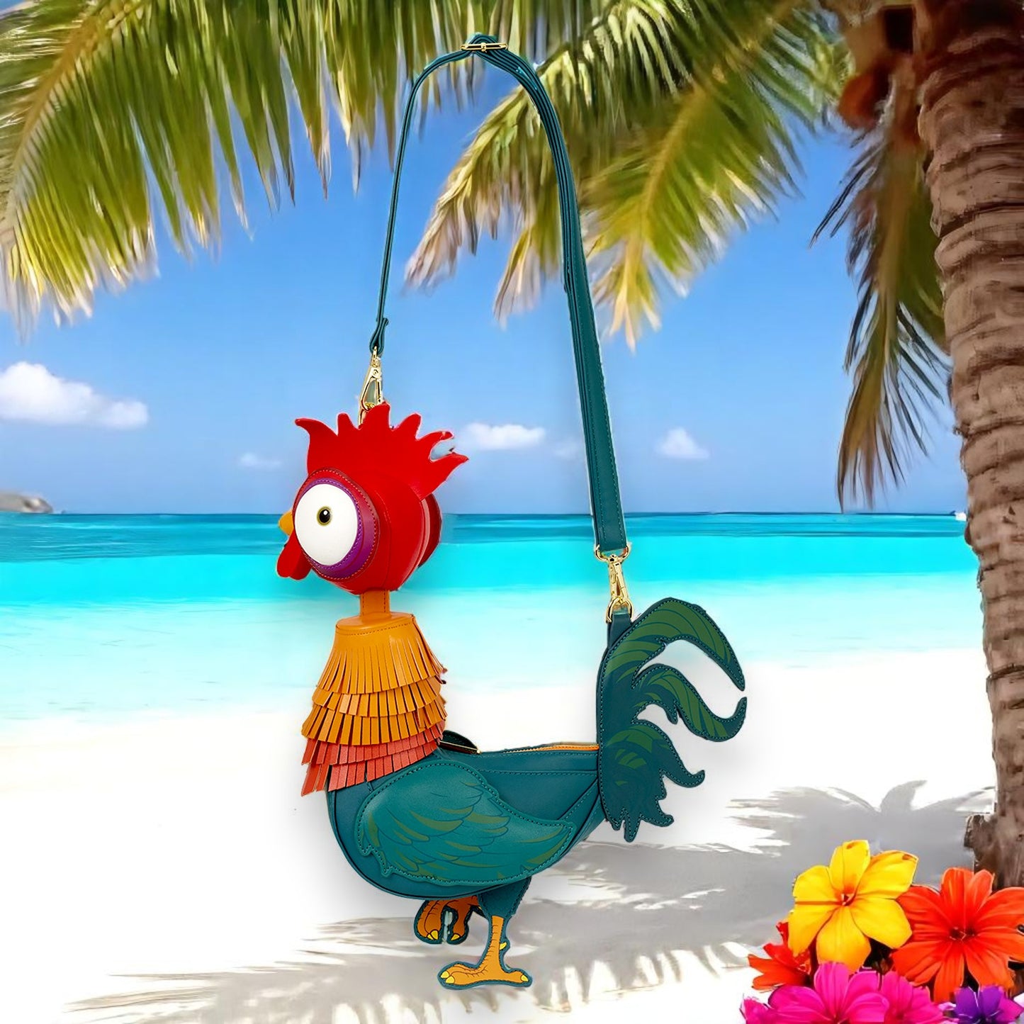 Moana Hei Hei Figural Crossbody Bag