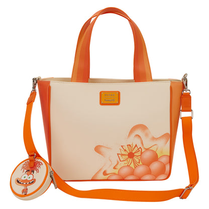 Inside Out 2 Anxiety Glow Tote Crossbody Bag with Coin Bag - PREORDER DEC