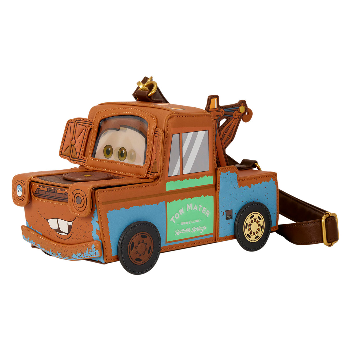 Disney Pixar Cars 20th Anniversary Mater Figural Crossbody Bag