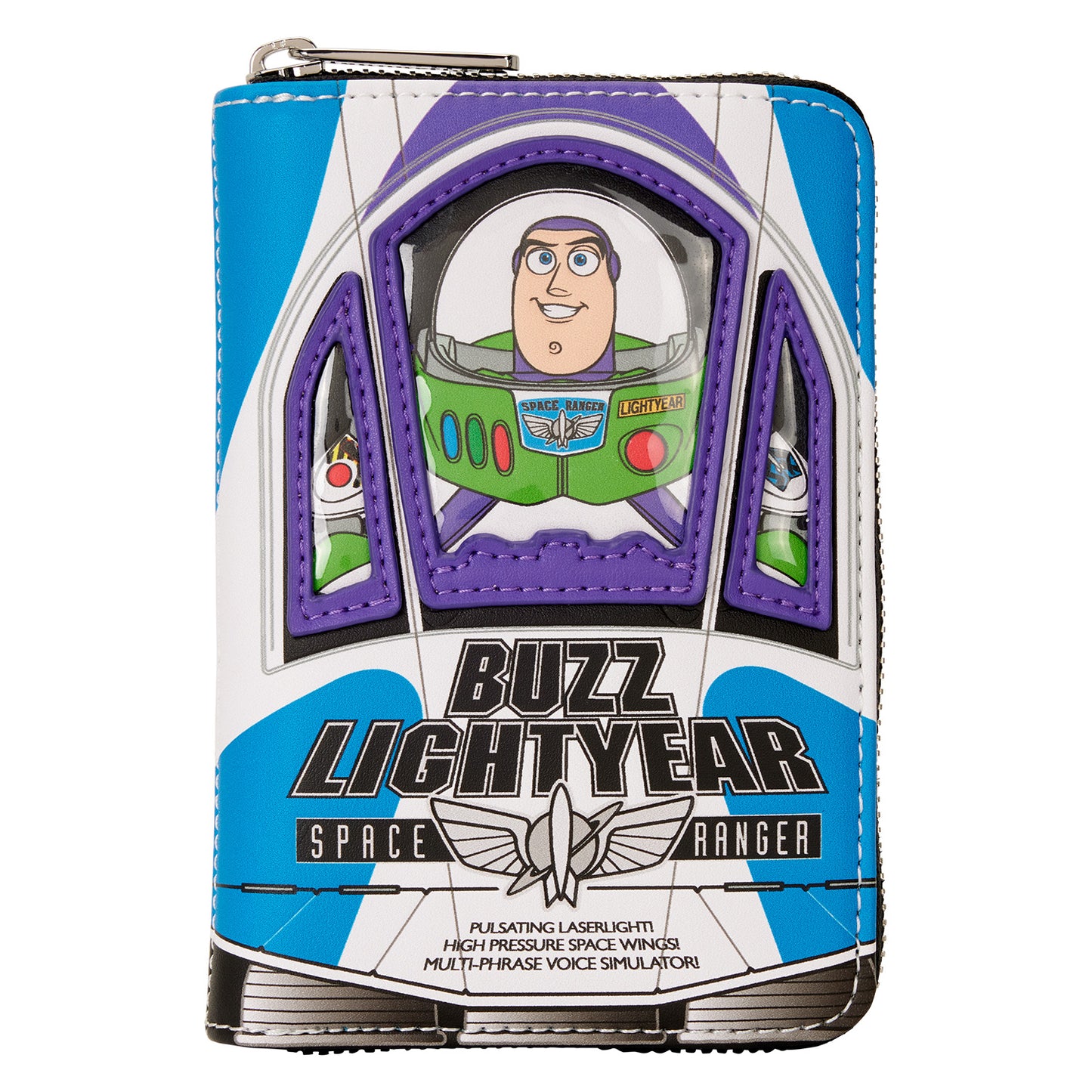 Toy Story 30th Anniversary Buzz Lightyear Glow In Dark Zip Around Wallet