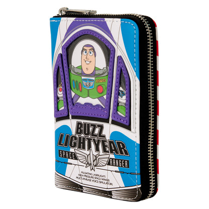 Toy Story 30th Anniversary Buzz Lightyear Glow In Dark Zip Around Wallet