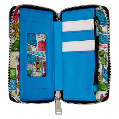 Toy Story 30th Anniversary Buzz Lightyear Glow In Dark Zip Around Wallet
