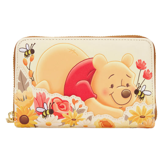 Winnie the Pooh Bees & Flowers Zip Around Wallet