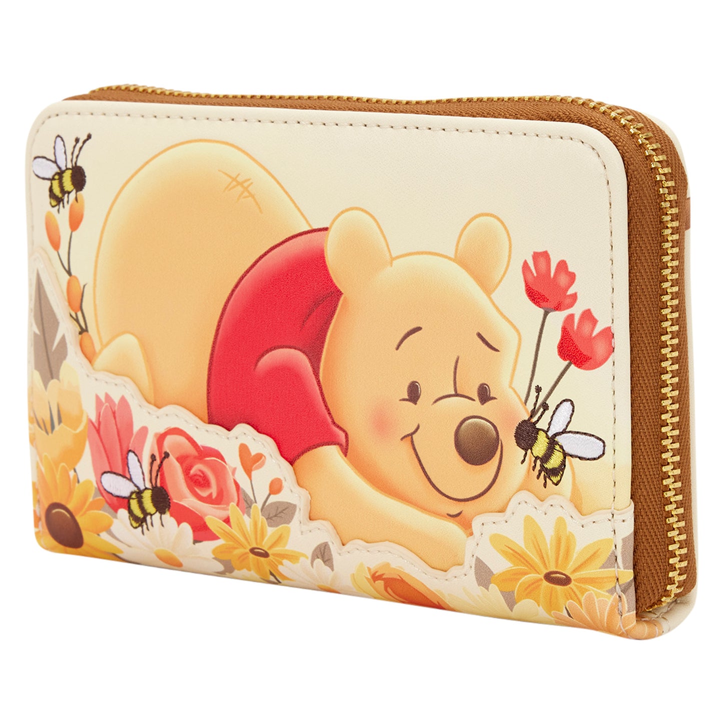 Winnie the Pooh Bees & Flowers Zip Around Wallet