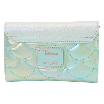 The Little Mermaid Iridescent Pearl Flap Wallet