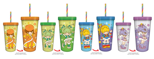 Rainbow Brite Color Kids 24oz 4pk Color Change Tumbler Set