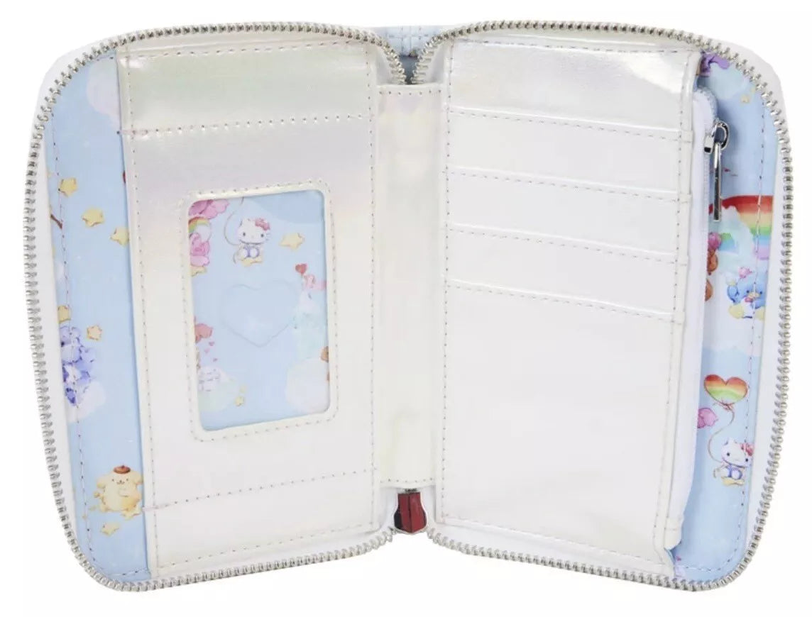Care Bears x Sanrio Exclusive Hello Kitty & Friends Care-A-Lot Zip Around Wallet